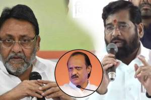 Nawab Malik Eknath SHinde Ajit