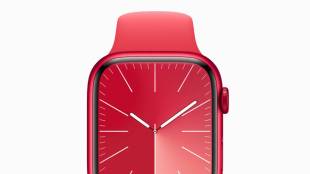 Apple Unveils New Product Red apple watch presented a bold color for the new smartwatch