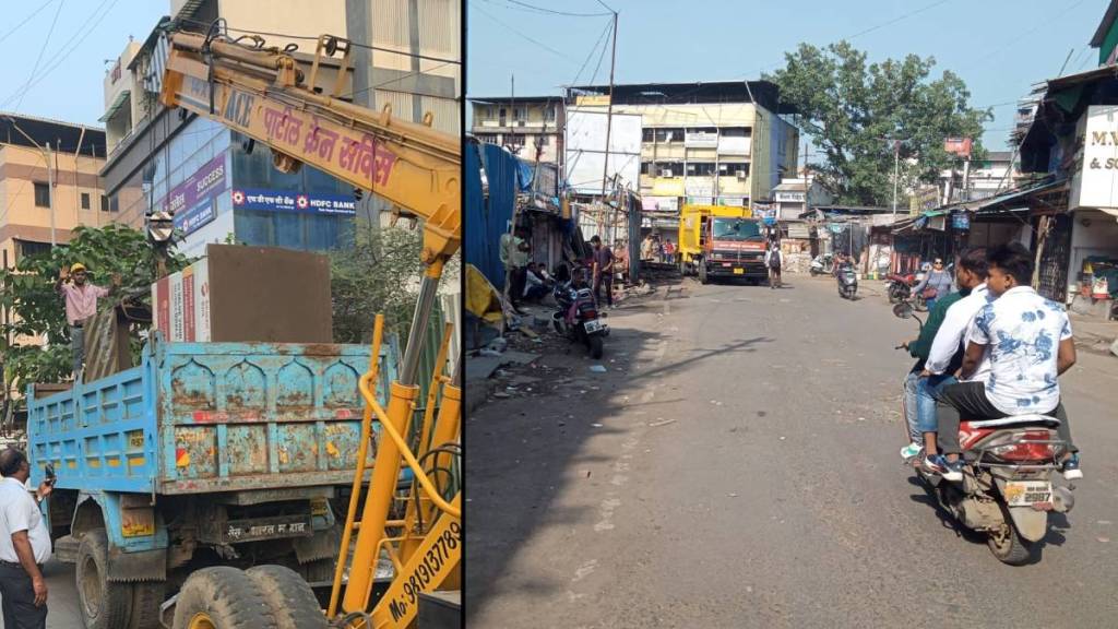 Dombivli East area hawkers free