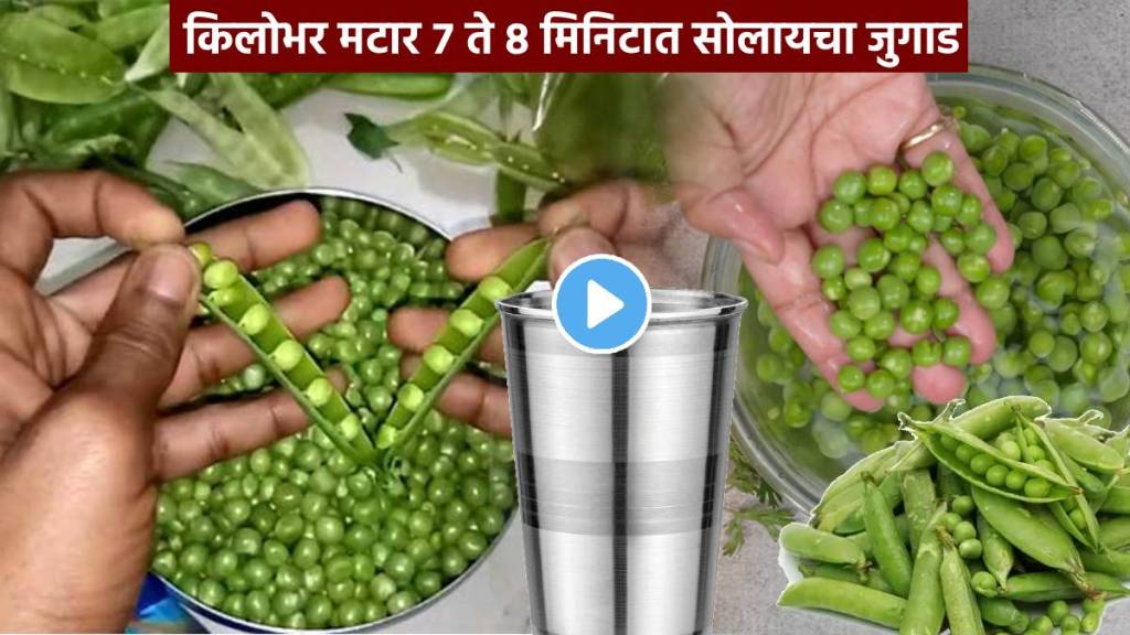 Video 7 minutes Hack How to Peel The Green Peas Fast Store Five Kgs Of Mataar In Fridge For a year With Simple Jugaad Money saving
