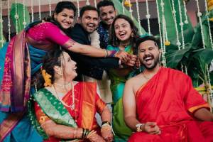 marathi singer Mugdha Vaishampayan Elder sister mrudul Vaishampayan wedding