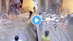 roof collapse on woman 2 child walk in street in manimajra chandigarh watch hearttouching video