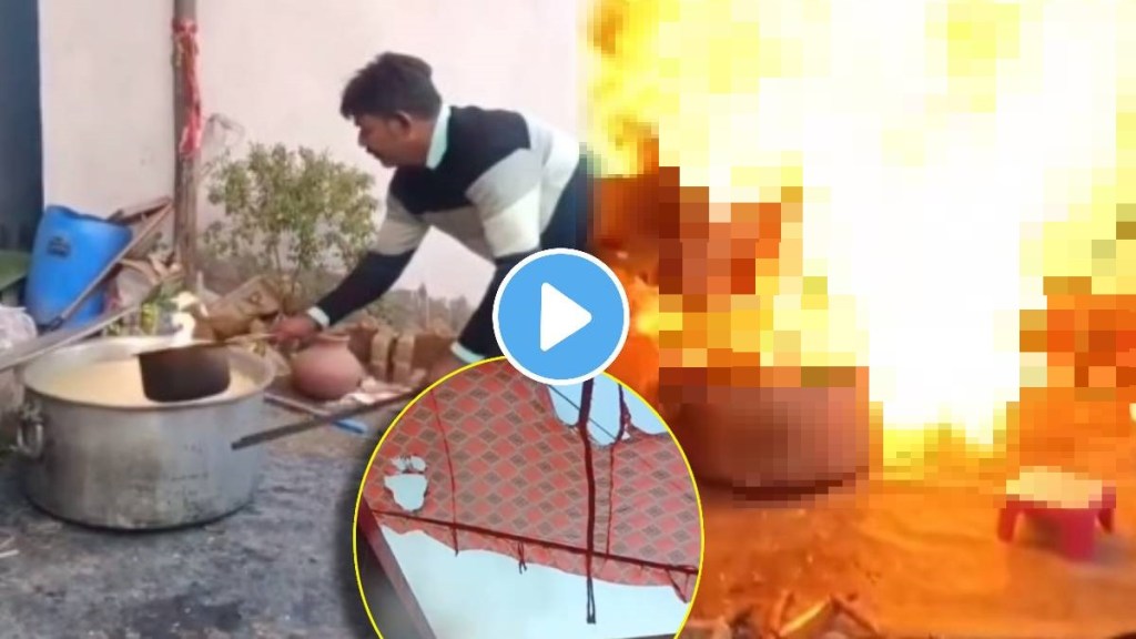 fire spreading tadka cooking video is going viral treanding news