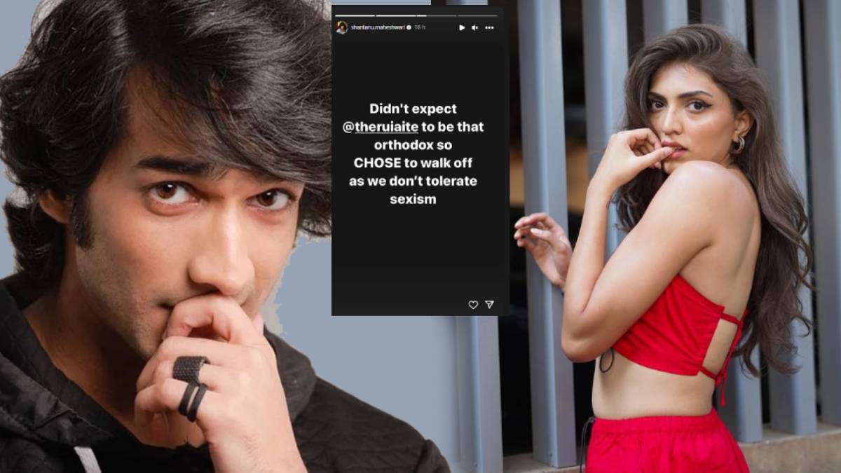 Splitsvilla Fame Shruti Sinha Angry Slams Ruia College Over Calling her Dress Vulgar Shantanu Maheshwari Calls ruiate Orthodox