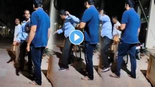 a Security-Guard and aGuy over guard asked him who's he? In Varanasi UP video goes viral on social media