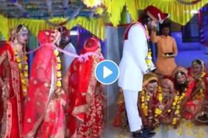 man married to four bride funny video went viral internet reacted watch viral video
