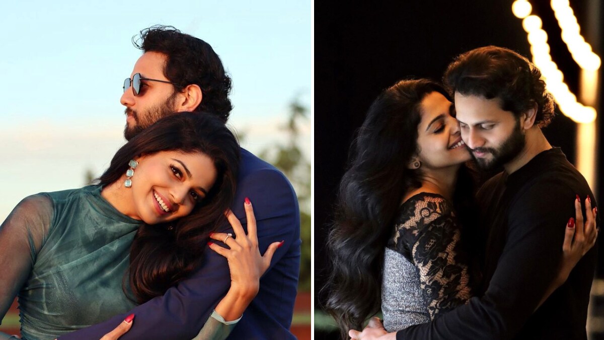 Pooja Sawant Siddesh Chavan Romantic Photoshoot