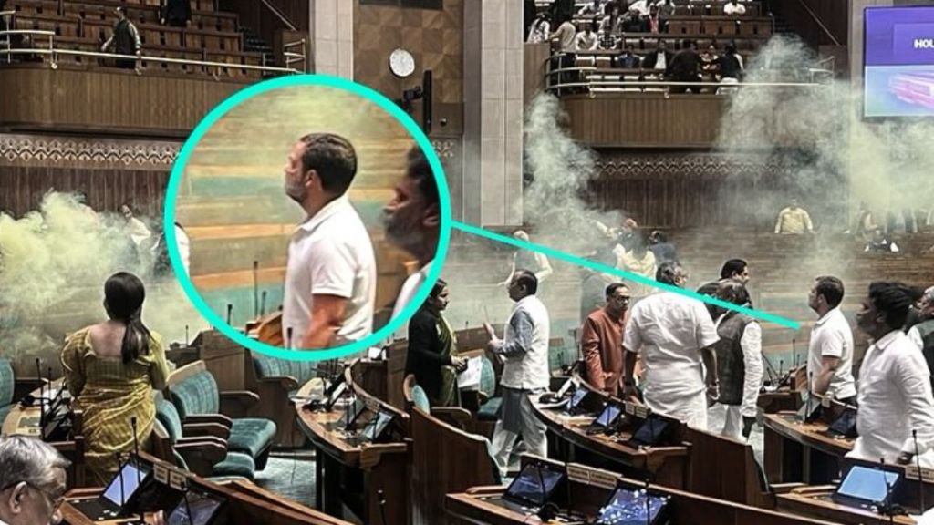 Rahul Gandhi on Parliament security breach