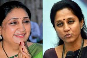 Sunetra Pawar and Supriya Sule