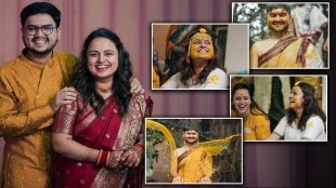 Singer-Mugdha-Vaishampayan-Prathamesh-Lghate-haldi-ceremony