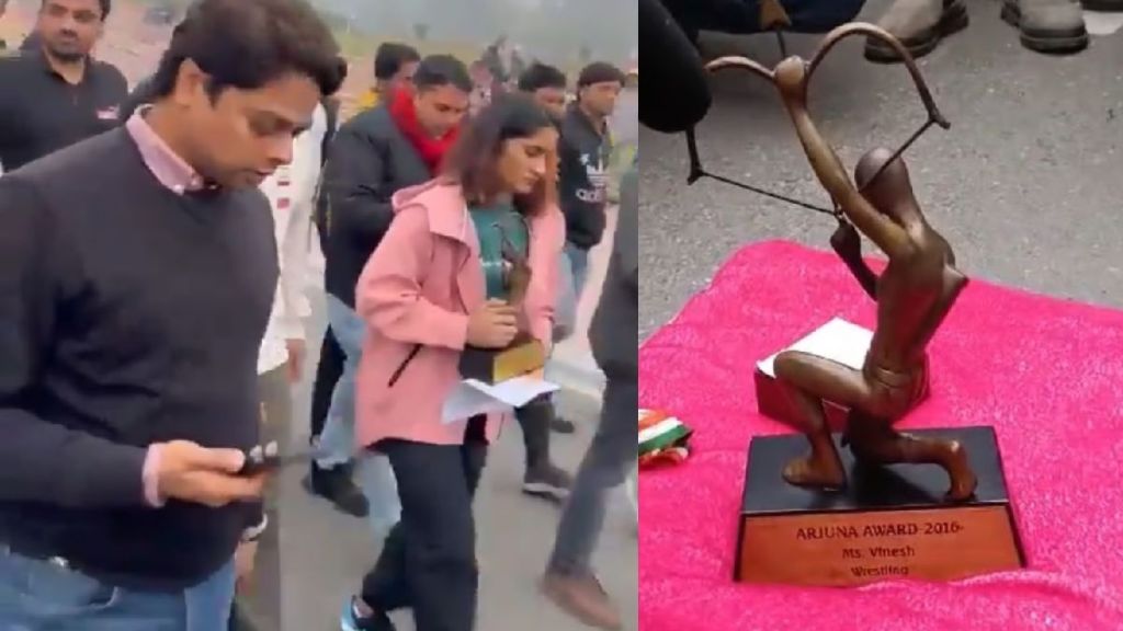 Vinesh Phogat leaves Arjuna Khel Ratna Awards on Kartavya Path