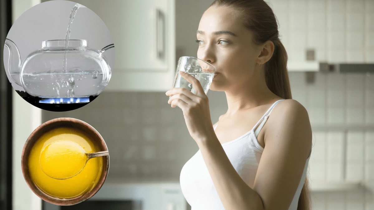 What are the benefits of luke warm water with ghee snk 94