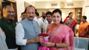 Navneet Rana meet Ajit Pawar in Amravati