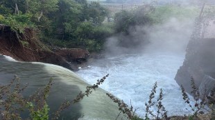 canal of Dhom Dam burst