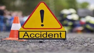 Another accident near Navale bridge container collided with five vehicles pune news 