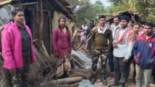 Pathargota village of Armori taluka in Gadchiroli district was attacked by elephants