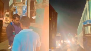 ncp mla jitendra awhad, jitendra awhad posts video, jitendra awhad recovery on mumbra bypass road