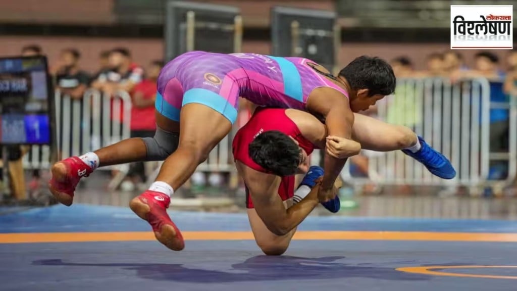 why selection test is mandatory for wrestlers in marathi, selection test for olympic qualified wrestlers in marathi