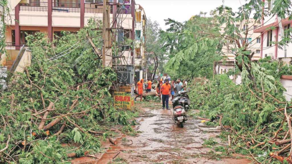 cyclone michaung crossed coast of andhra pradesh