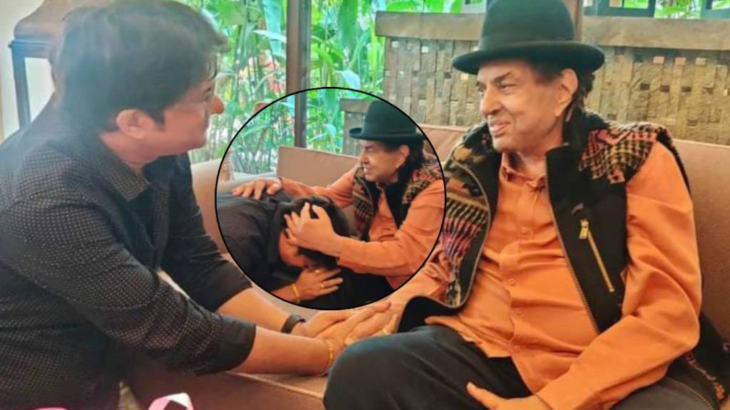 swapnil rajshekhar meets bollywood superstar dharmendra