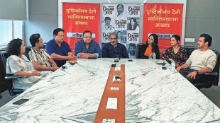 horror movie panchak team visit loksatta office for movie promotion