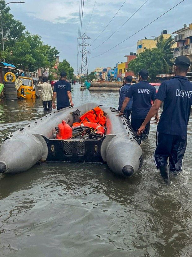 chennai rains, Cyclone Michaung, indian express