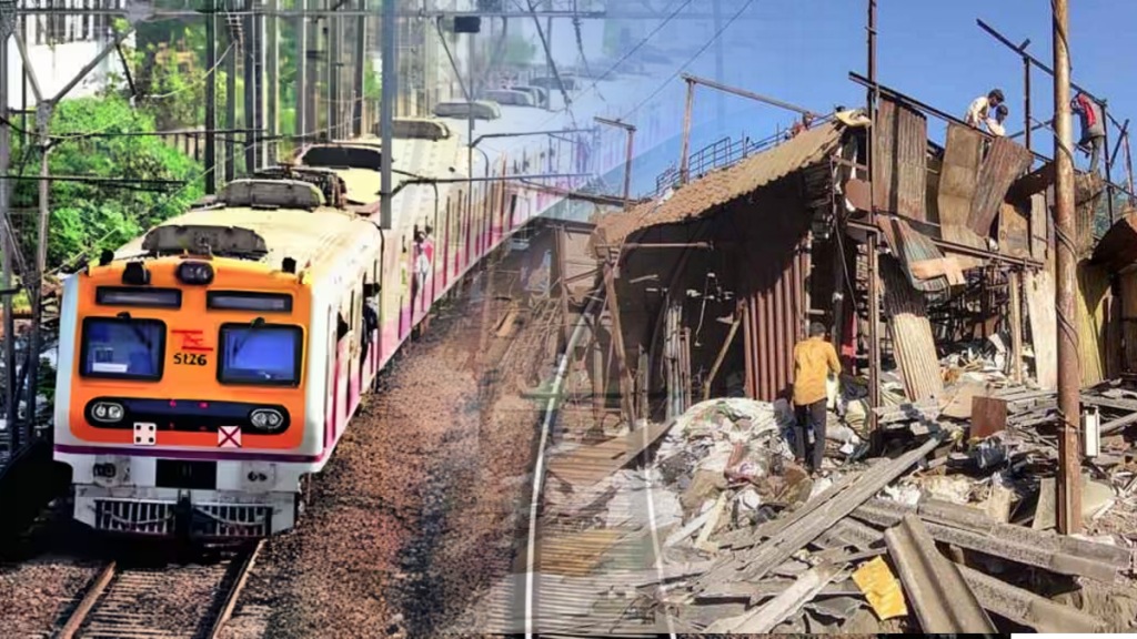 Unauthorized constructions harbours and trans-harbour railway lines removed mumbai