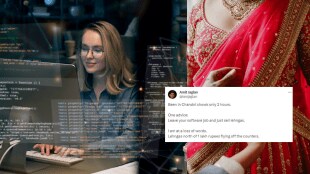 Leave job sell lehengas at Chandni Chowk Man Suggestion Internet Divided
