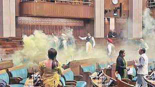 smoke cans in parliament big security breach in lok sabha 22nd anniversary of parliament attack
