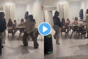 two young girls dance battle video goes viral on bollywood song social media