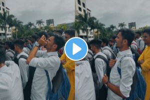 shiv garjna by student viral video