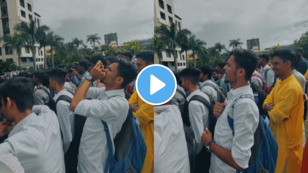 shiv garjna by student viral video