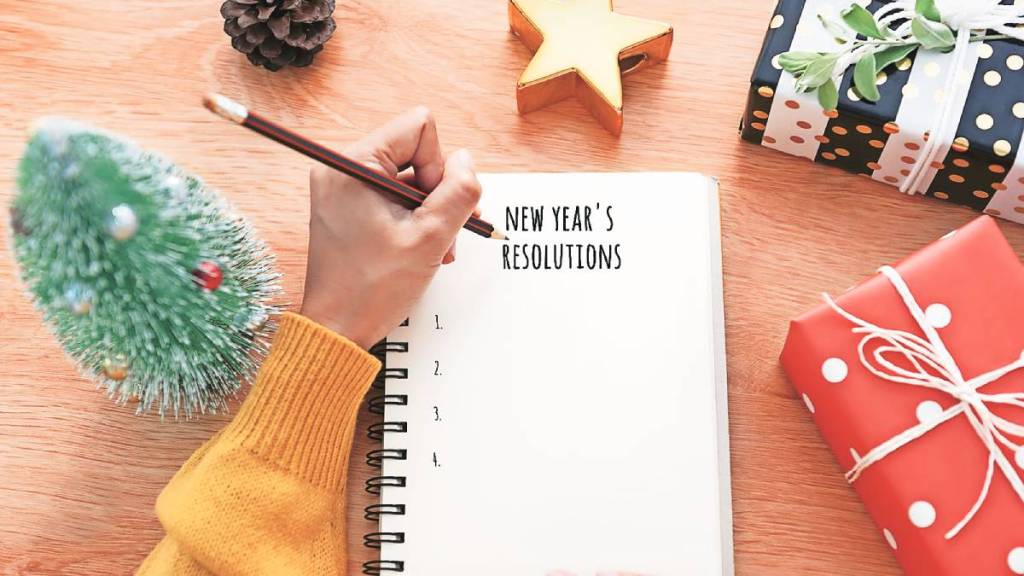 new year resolutions for 2024 buying new calendars thirty firsts night planning making new years resolutions