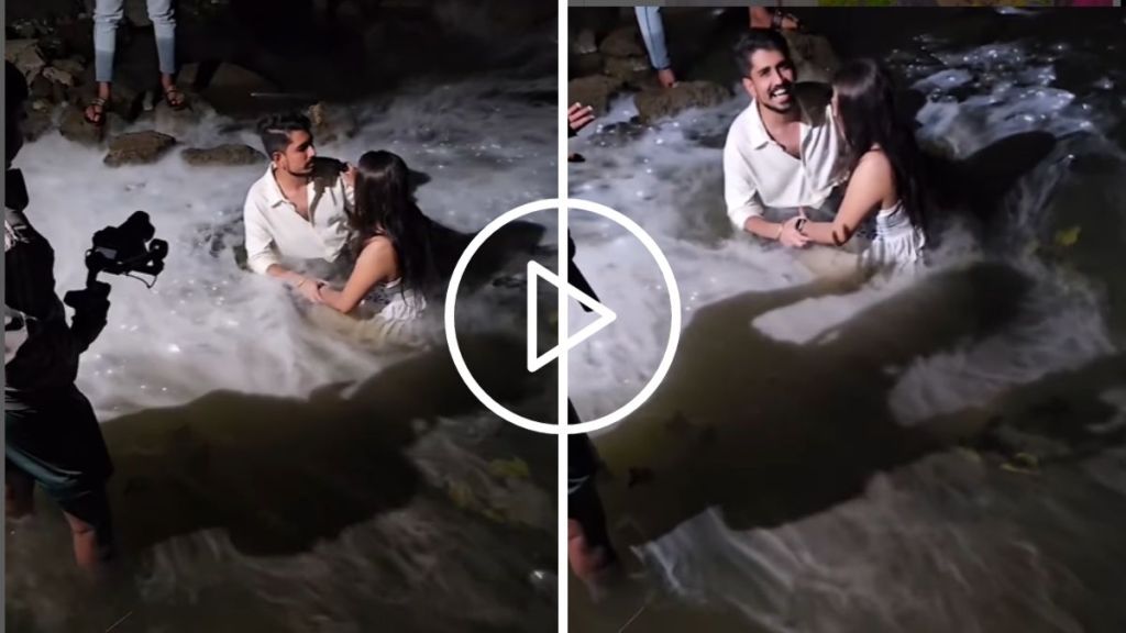 snake interrupts pre wedding shoot video went viral