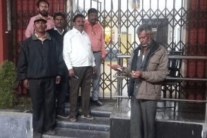 seal affixed office removed ST corporation administration cheque 53 lakhs revenue department buldhana