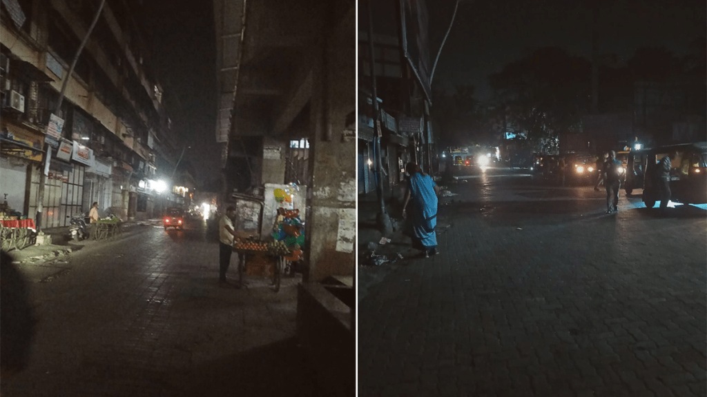 street lights area ​​Dombivli East railway station remain off, Inconvenience citizens
