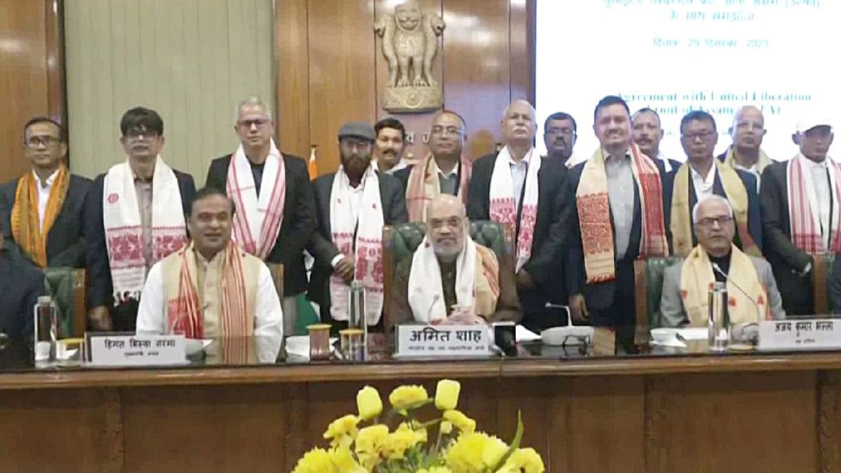 united liberation front of assam peace aggrement amit shah