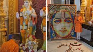 11 year old boy created a mosaic art of Shree Ram