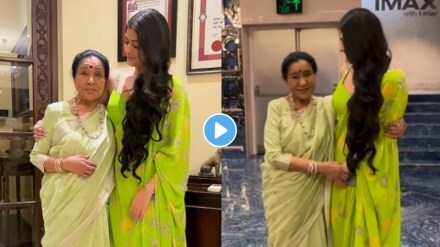 Asha Bhosle granddaughter Zanai