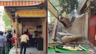 mumbai municipal corporation hammer on unauthorized shops near Siddhivinayak temple