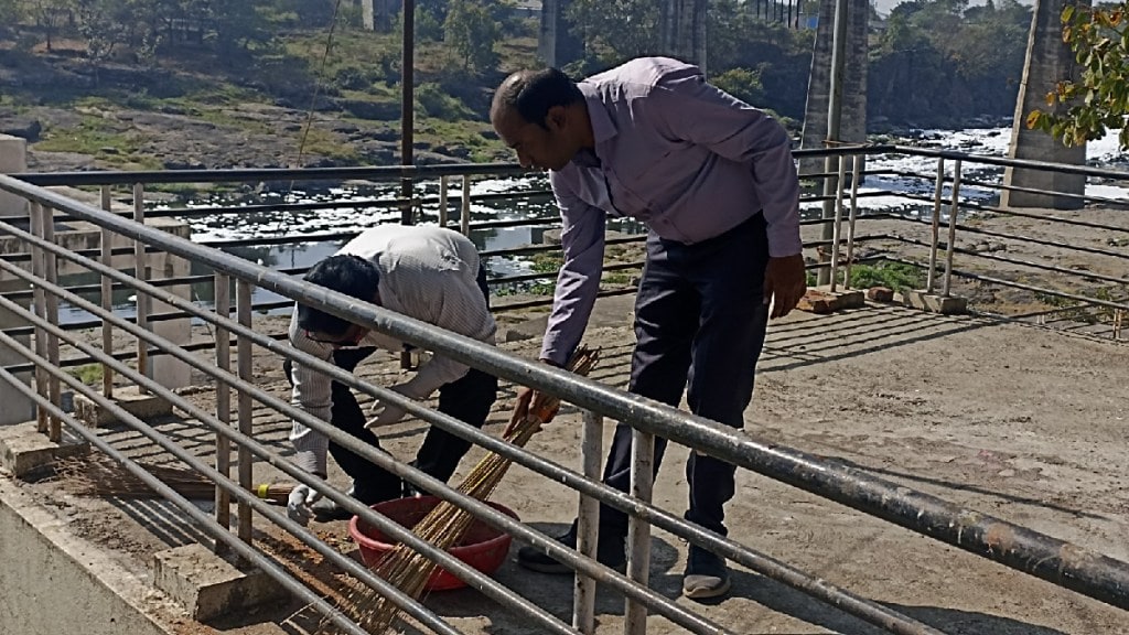 Cleanliness of temples at Odha in Nashik taluka in association with District Council and Nashik Panchayat Samiti