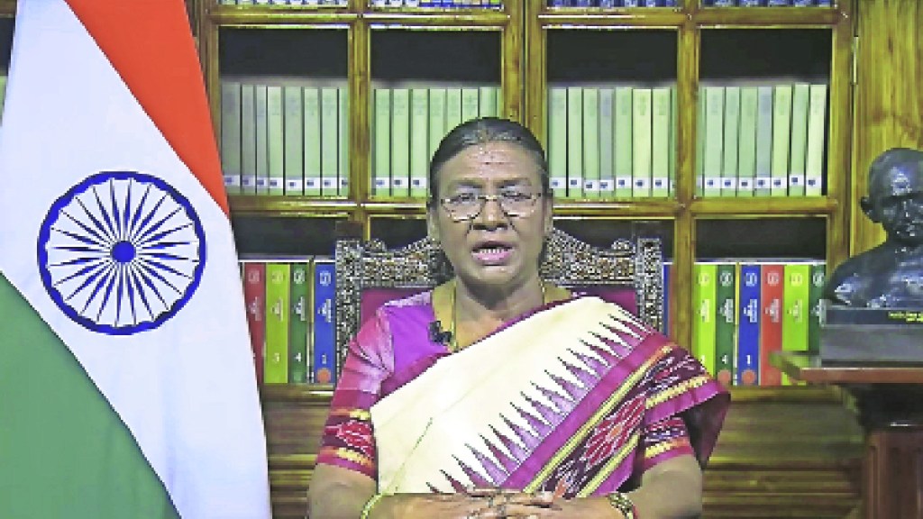 Strong performance of Indian economy President Draupadi Murmu message on the eve of Republic Day