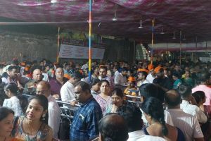 Due to consecutive holidays Kolhapur is full of tourists and devotees