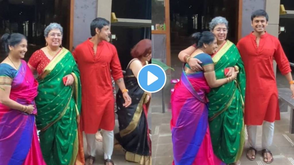 ira khan nupur shikhare haldi ceremony aamir khan ex wife reena dutta maharashtrian look video viral