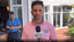 Keshav Maharaj gave a heart touching reaction when Ram Siya Ram bhajan was playing in the background watch video