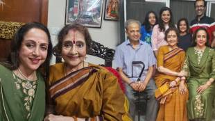 hema malini visit vyjayanthimala and share photos on being honored with padma vibhushan 2024