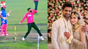 Shoaib Malik is throwing three no balls in bangladesh premier league