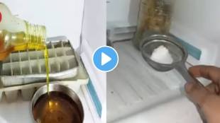 Viral kitchen tips in marathi put oil and salt in fridge save electricity bill kitchen jugaad video