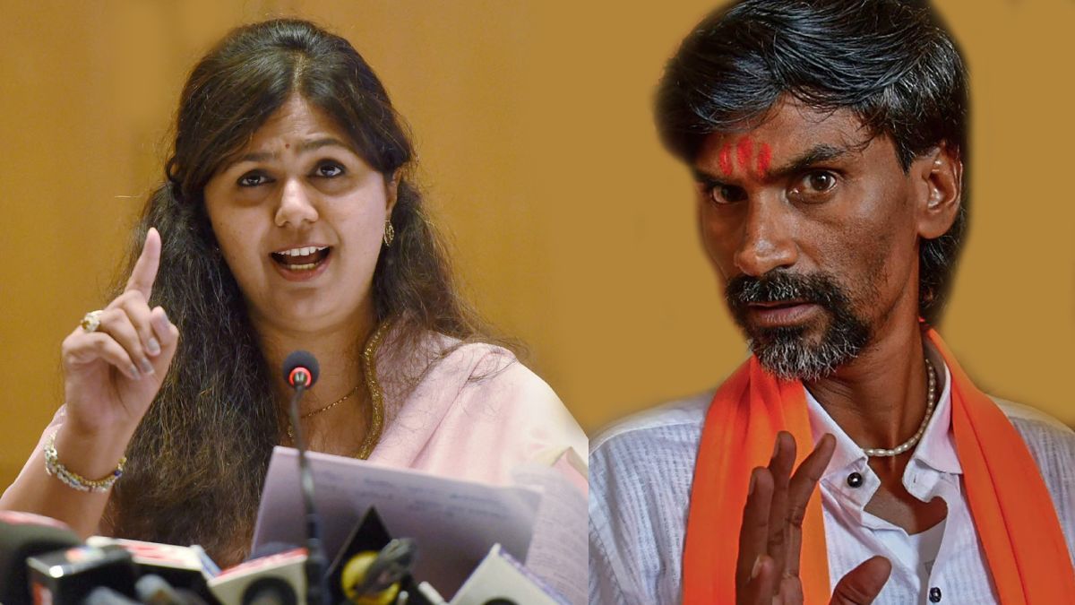 Pankaja Munde and Manoj Jarange Patil