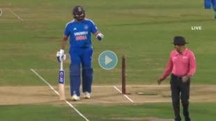 Rohit Sharma Angry at Umpire Video